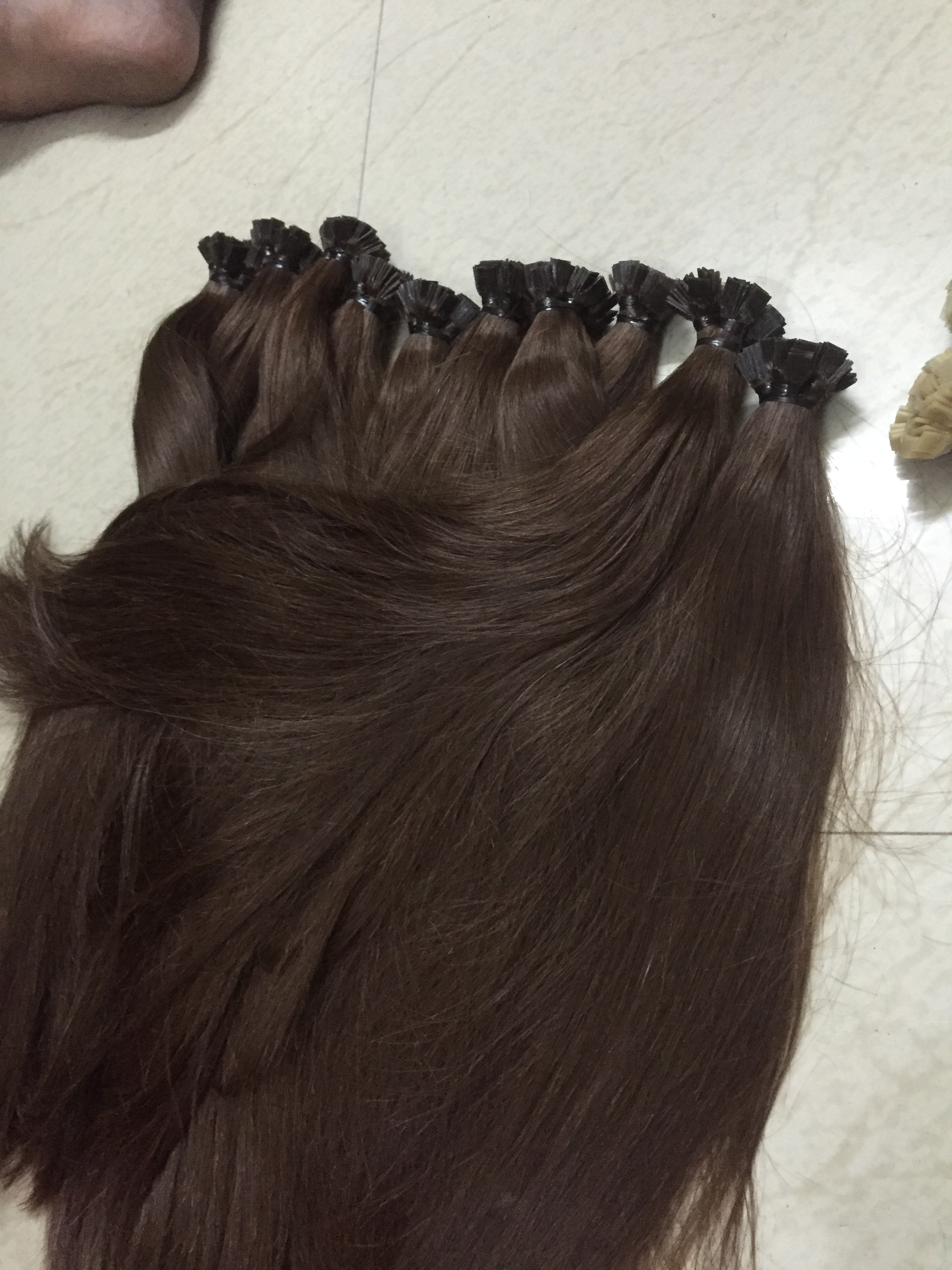 Clip Hair Extensions - Color: Natural Brown