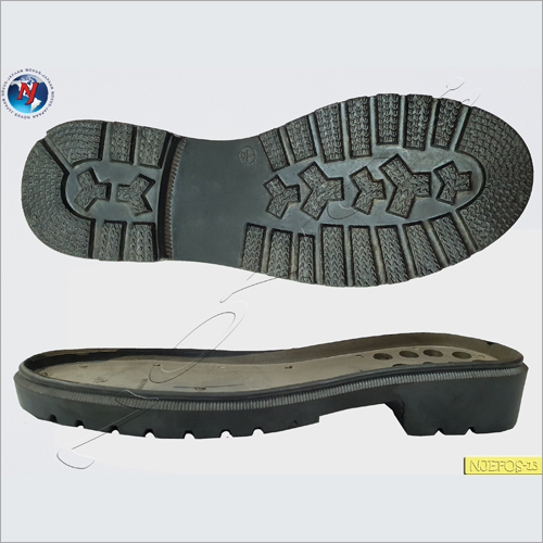 Non Slip Shoes Soles - PU Material, Black Color | Customized Comfort with Non-Slip Design for Enhanced Durability and Style