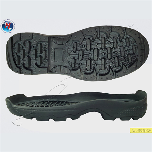 ब्लैक नॉन स्लिप रेसिस्टेंट सोल