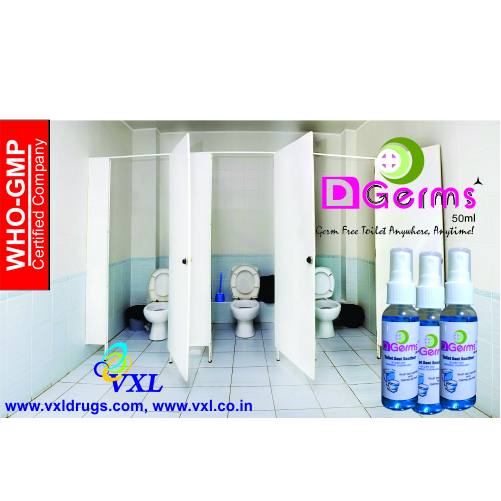 D Germs Liquid Toilet Seat Sanitizer Recommended For: All
