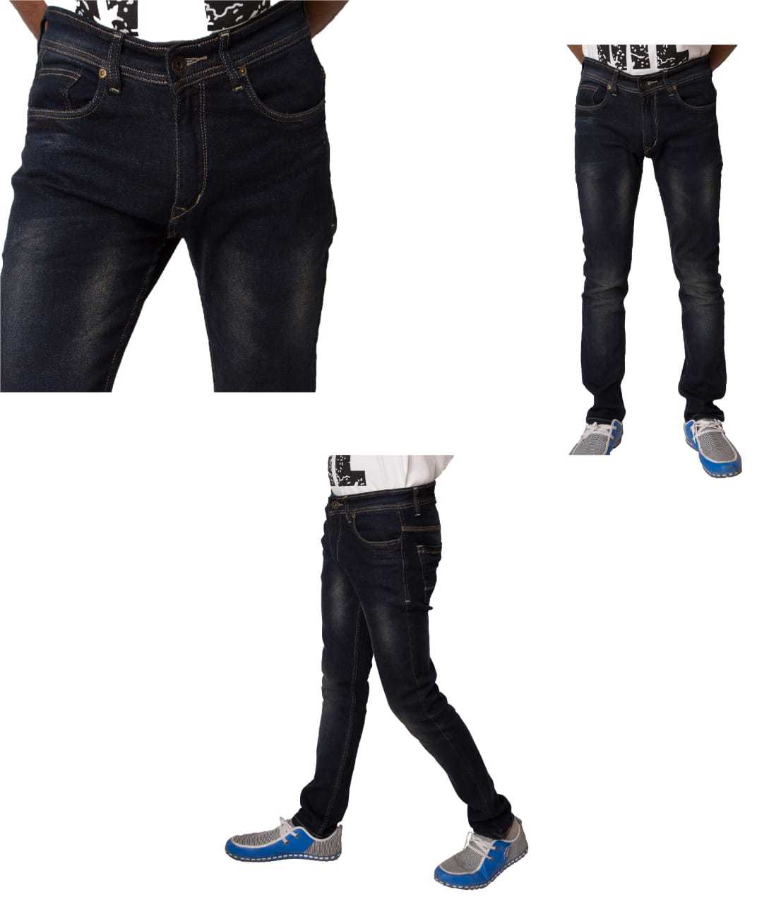 All Shades Trifoi Jeans With Bill