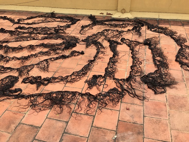 Natural Human Hair Extensions - Human Hair Type: Indian