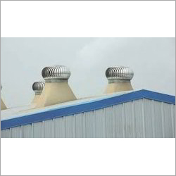 Turbo Air Ventilator - Stainless Steel, Roof-Mounted | Eco-Friendly, Silent Operation, Manual Automation, Natural Wind-Driven Technology