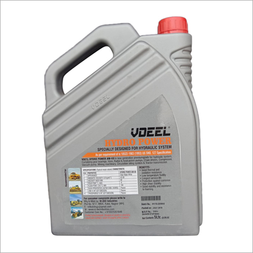 5 Ltr Aw-68 Hydro Power Anti Wear Hydraulic Oil - Green, Bitter Smell | Application: Automotive, Ideal For Cars, Trucks & Buses