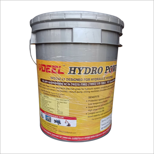 Hydro Power Anti Wear Hydraulic Oil - Heavy Duty Application, 20l Bucket, Bitter Smell | Optimal Protection For Jcb And Industrial Machinery