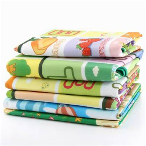 Play Mat - Soft Textured Fabric | Multicolor, Printed Pattern, Anti-Slip Latex Back, Washable, Moisture Absorbent, Custom Sizes