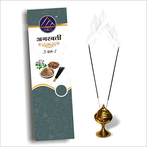 3 In 1 Incense Stick - Bamboo, 8-9 Inch | Eco-friendly, Aromatic And Religious Use, Soothing Aroma For Home And Workplace