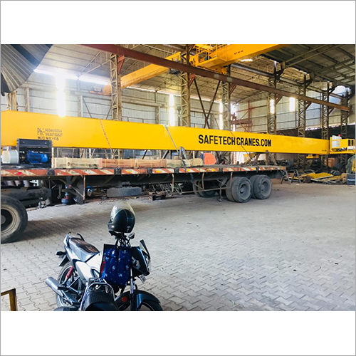 Lightweight Material Handling Single Girder Eot Crane - High-strength Steel, Up To 10 Tons Capacity, Customizable Lifting Height | Variable Speed, Emergency Stop, 1-year Warranty
