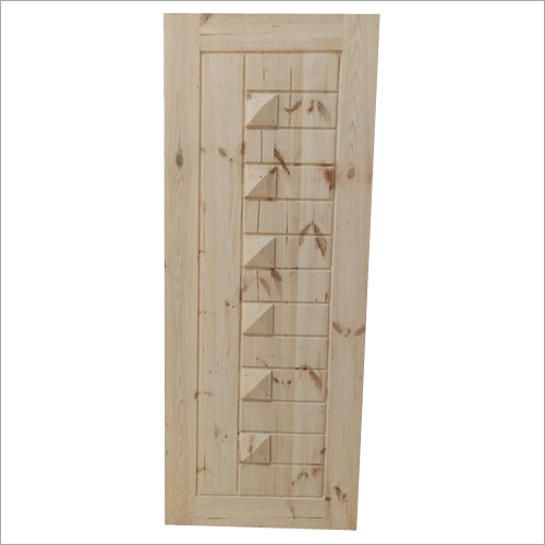 Designer Doors - Wood, 80x200cm, Natural Finish, 35mm Thickness | Modern Style, Easy Installation, Strong and Attractive