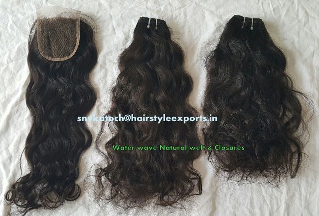 Unprocessed Deep Wavy Hair - Hair Extension Type: Weaving