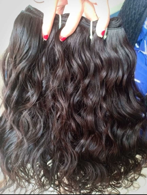 Unprocessed Deep Wavy Hair - Hair Extension Type: Weaving