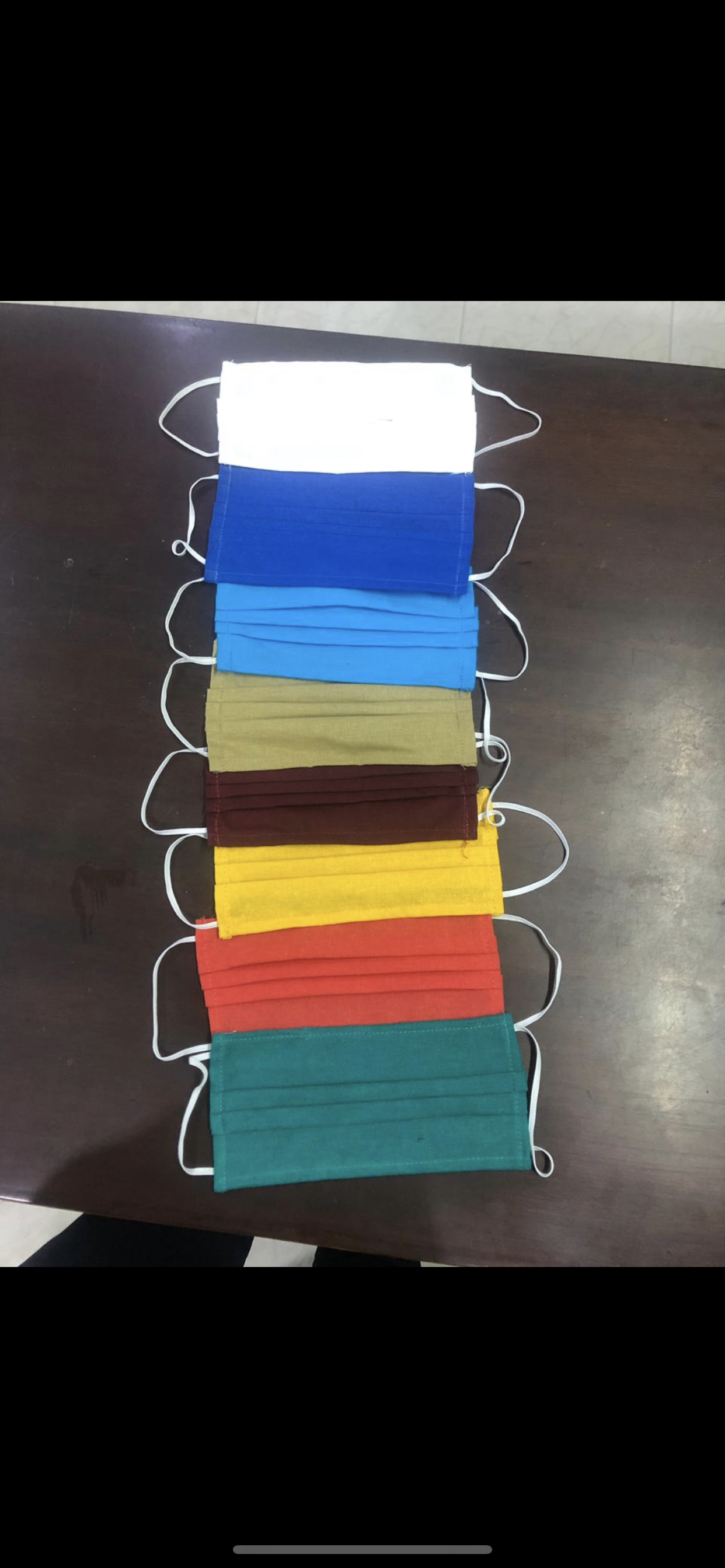 Khadi Mask - Khaki Material, 2 Inch, Available In D12 Colors | Reusable, Single & Double Layer, Suitable For Moth Cover, Virus Protection