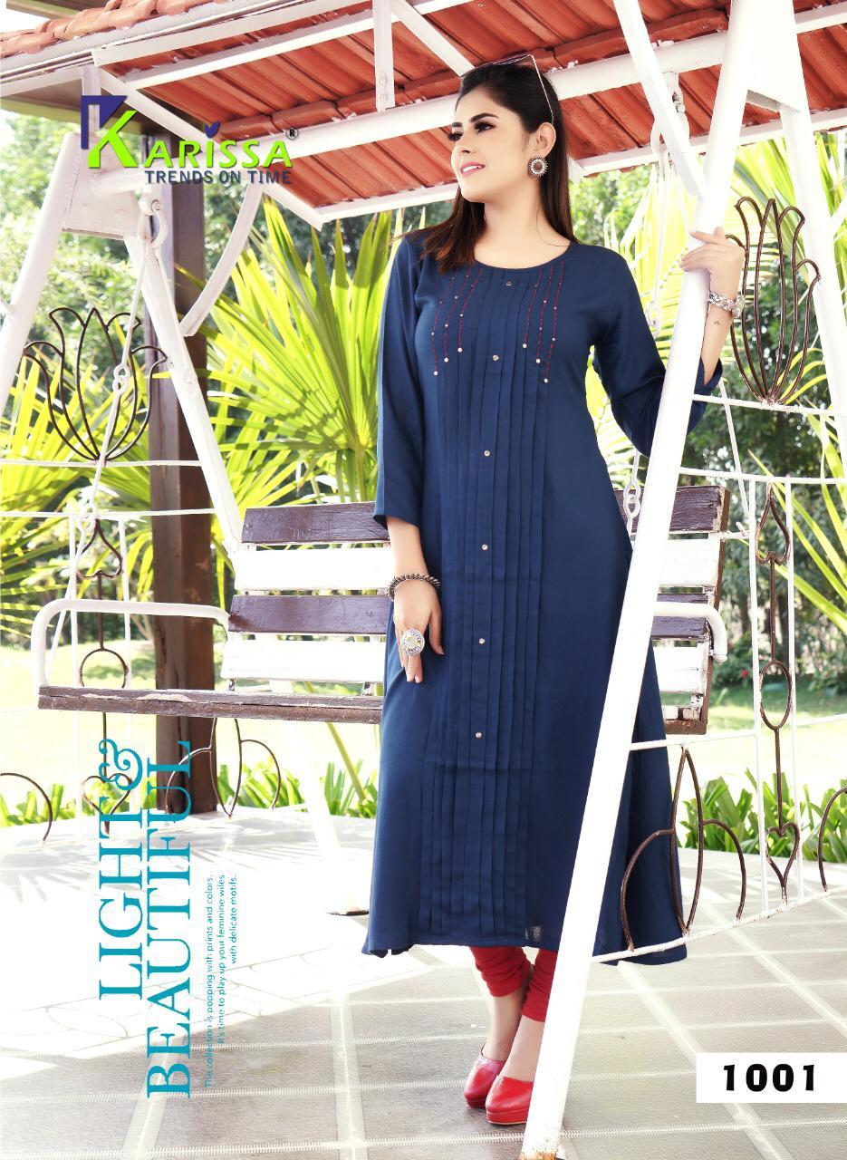 Ladies Long Kurti - Havvy Rayon Slub, Size M(38)-3xl(46), Length 48" | Ideal For Party Wear, Casual, Formal, And Daily Ethnic Use