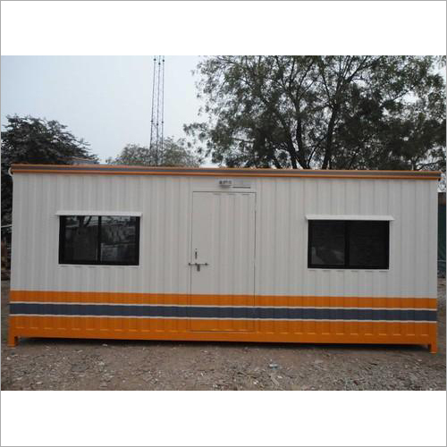 Mild Steel Portable Office Container - 40 Foot Length | Painted Finish, Versatile Use as House, Kiosk, Shop, Office