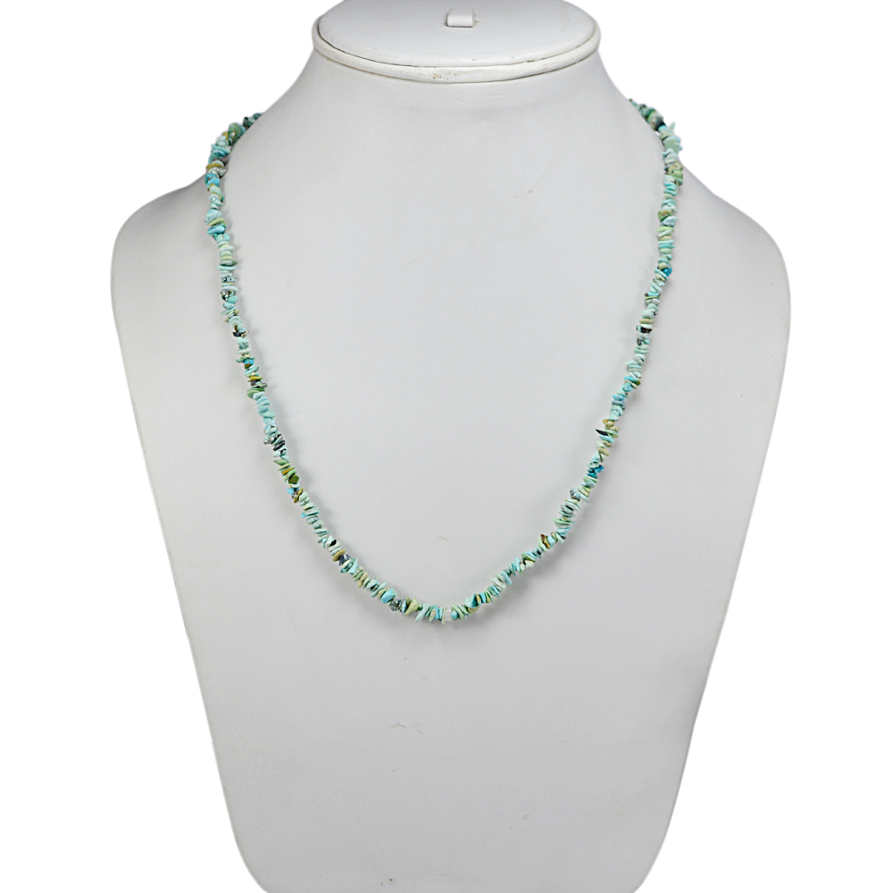 Turquoise Gemstone Chips Necklace Pg-131512 Size: 0.7x55.1