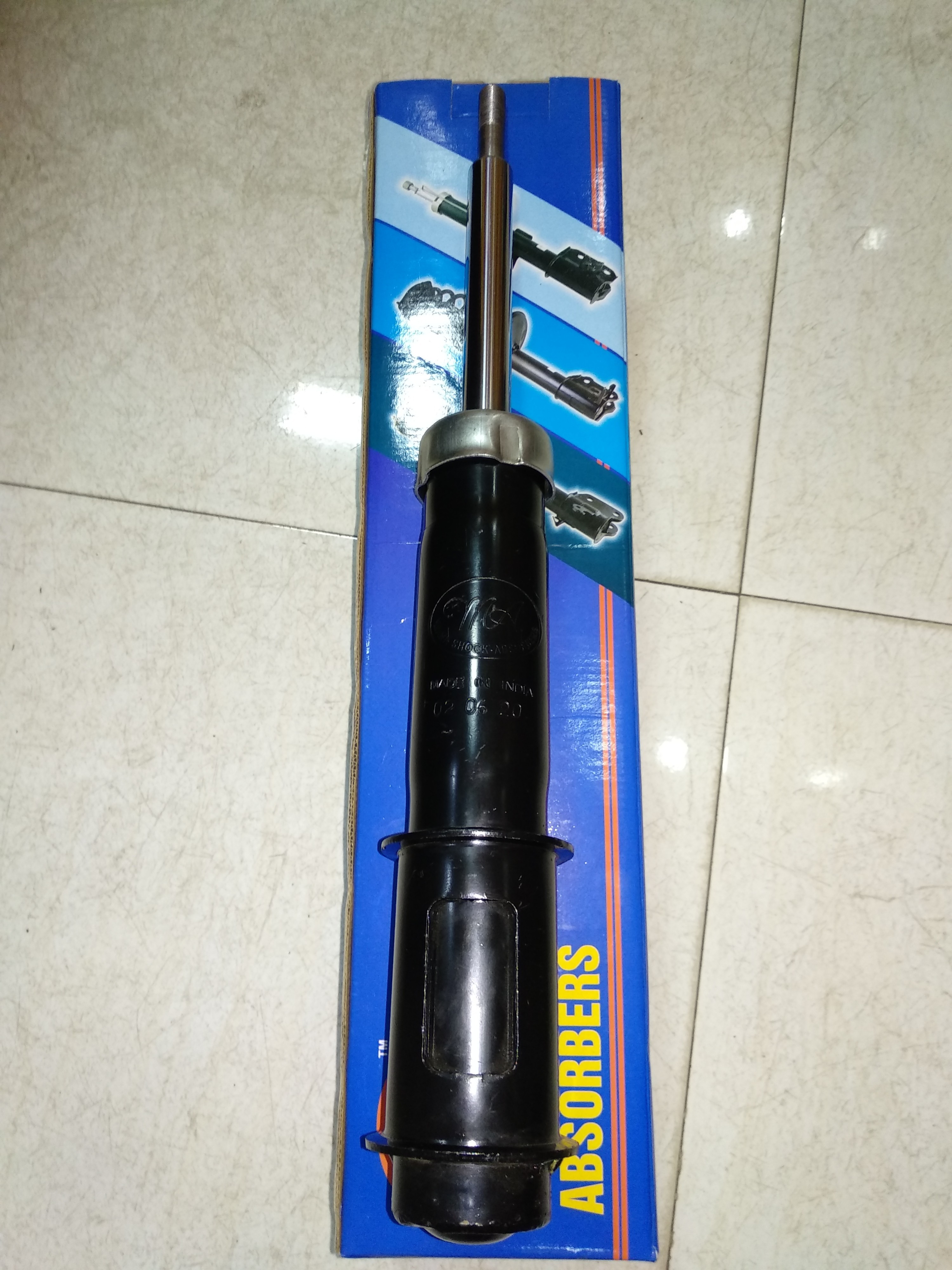 Tata Super Ace Front Shock Absorber - Color: Black