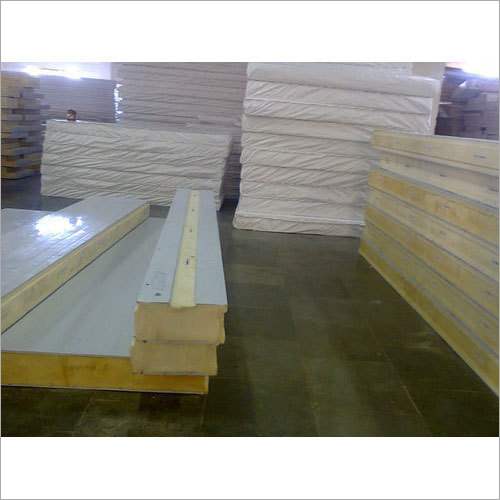 PUF Panel - Eco Friendly Material, Steel Thickness 30-150 mm, White Color, Density 8-20 kg/m3 | Smooth Surface Finish, Customizable Dimensions