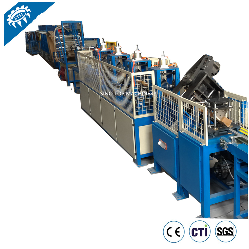 Automatic V Die Punching Online Edge Board Machine