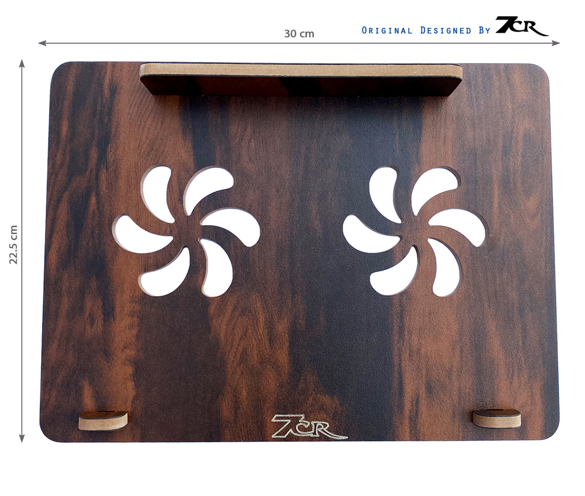 Wooden Folding Laptop Stand