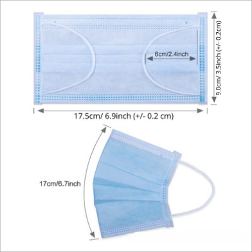 3 Ply Non Woven Mask Ultrasonic Ear Loop