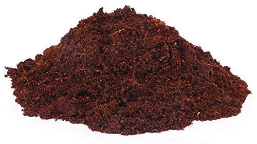 Coco Peat - 100% Organic, 0.05 G/cm3 Density | Eco-friendly, High Water Retention, Dark Brown Color