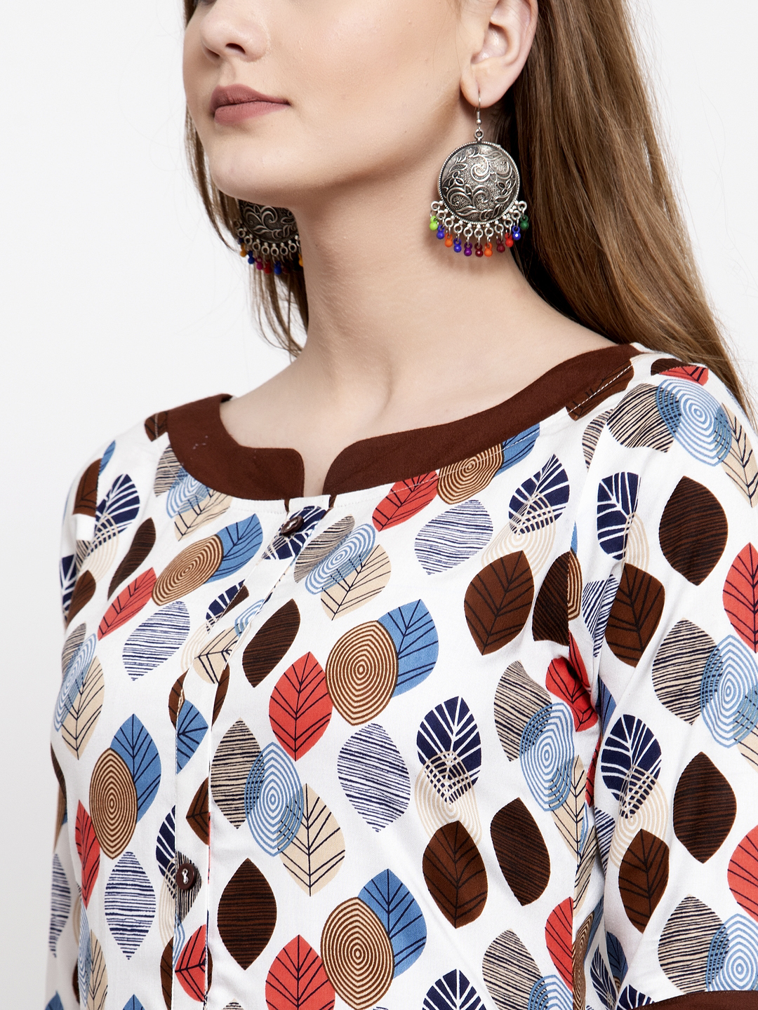 Multicolour Ladies Rayon Designer Kurta Set