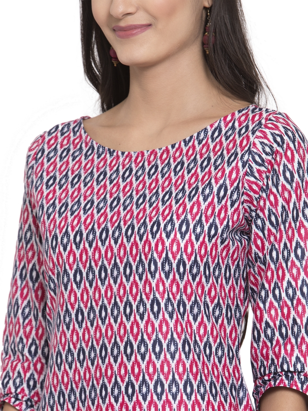 Multicolour Cotton Kurta With Palazzo Set