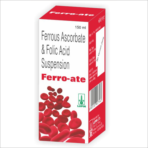 150 मिली फेरस एस्कॉर्बेट और फोलिक एसिड सस्पेंशन