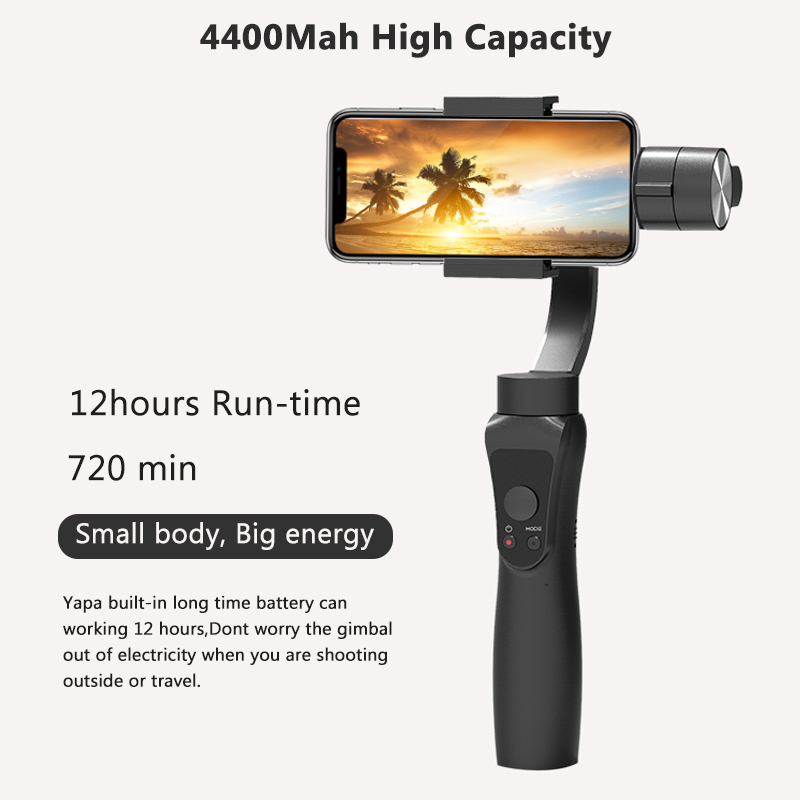 High Quality S5 3-axis Handheld Bluetooth Gimbal Stabilizer For Smartphones