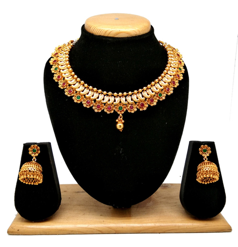 New Design Temple Collection Necklace Set Gender: Women