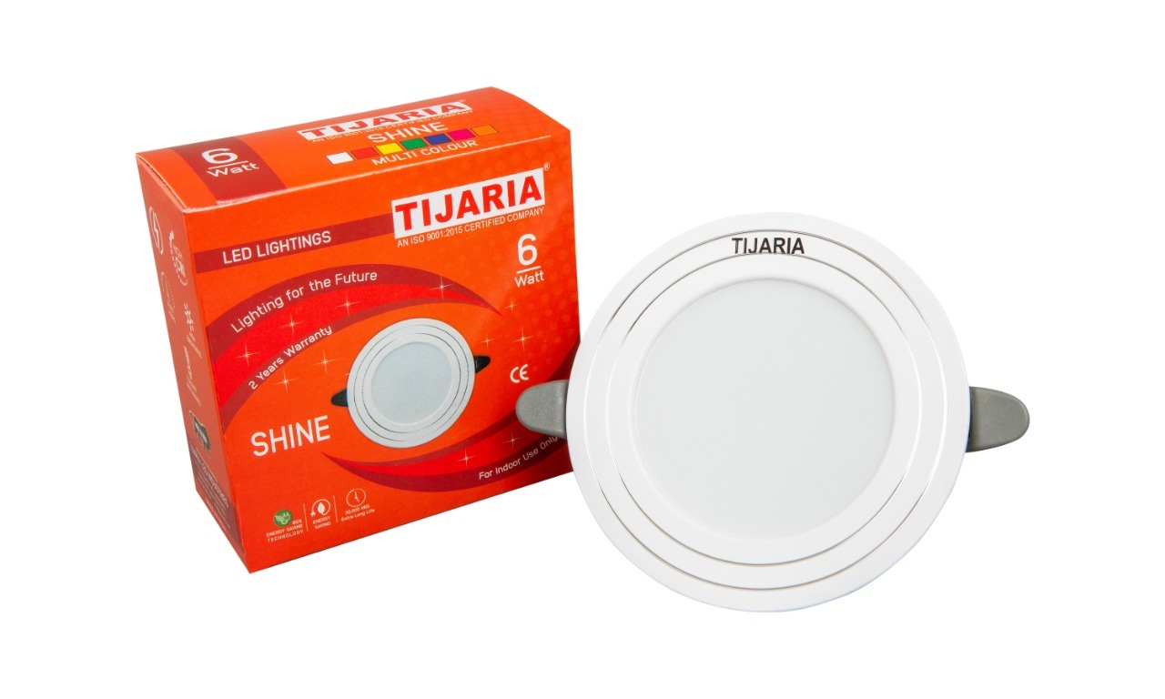 White/red/blue/green/yellow/pink Tijaria Led Shine Concealed -6w