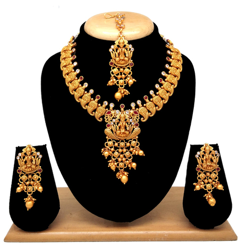Latest Design Temple Collection Necklace Set Gender: Women