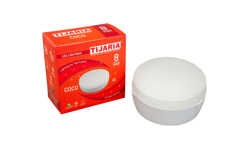 White Tijaria Led Coco Panel -8w