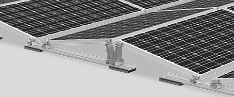 Commercial solar grid tie system