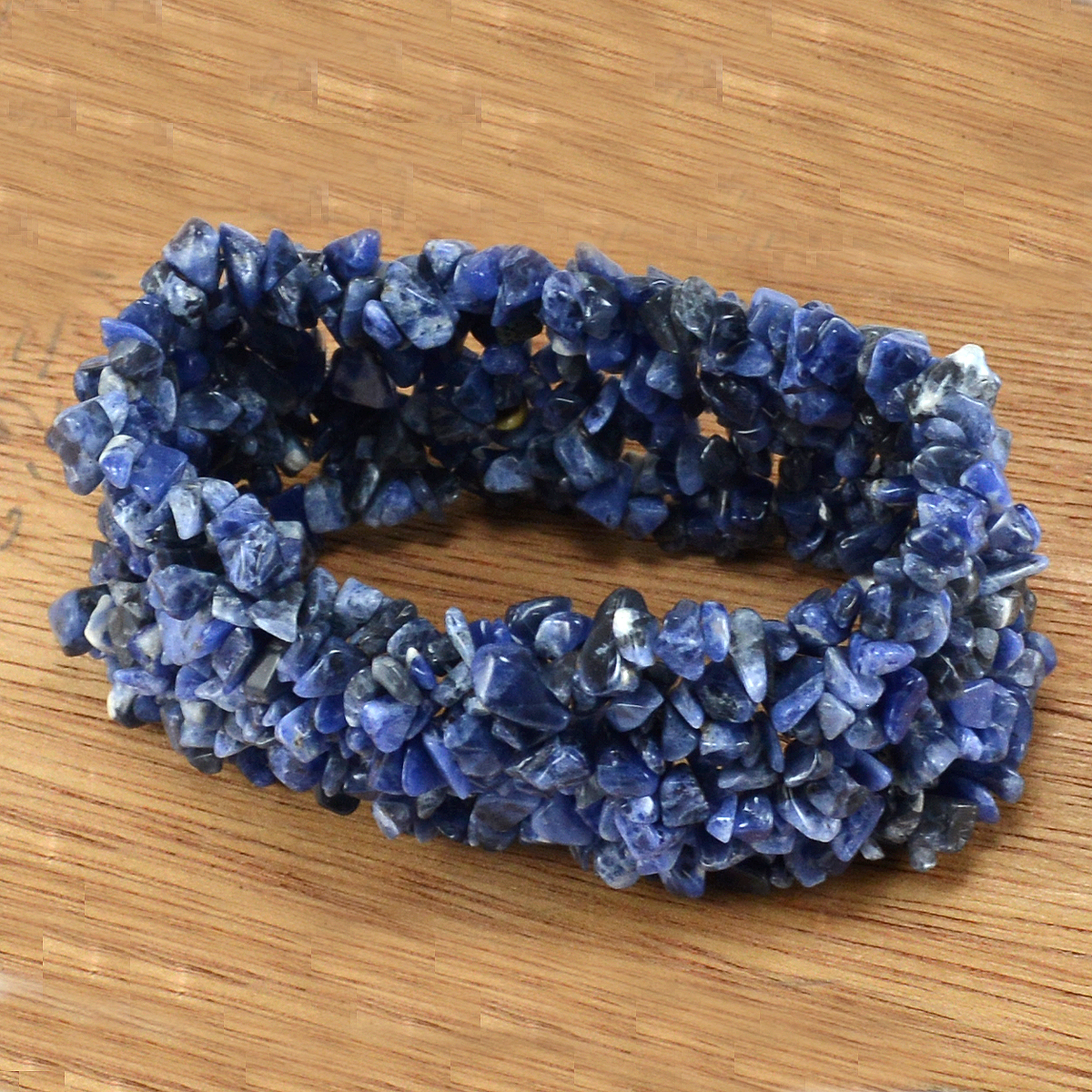 Sodalite Gemstone Stretchable Bracelet Pg-155827