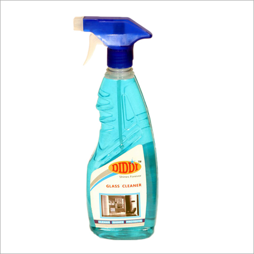 Liquid Glass Cleaner - Plastic Bottle With Pump Spray | Provides Shine To Glass, Fresh Fragrance, Household & Commercial Use, 24 Month Shelf Life