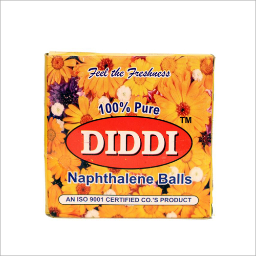 100 Percent Pure Naphthalene Balls - 80 Gm Packet | White Color, Ideal For Household Use