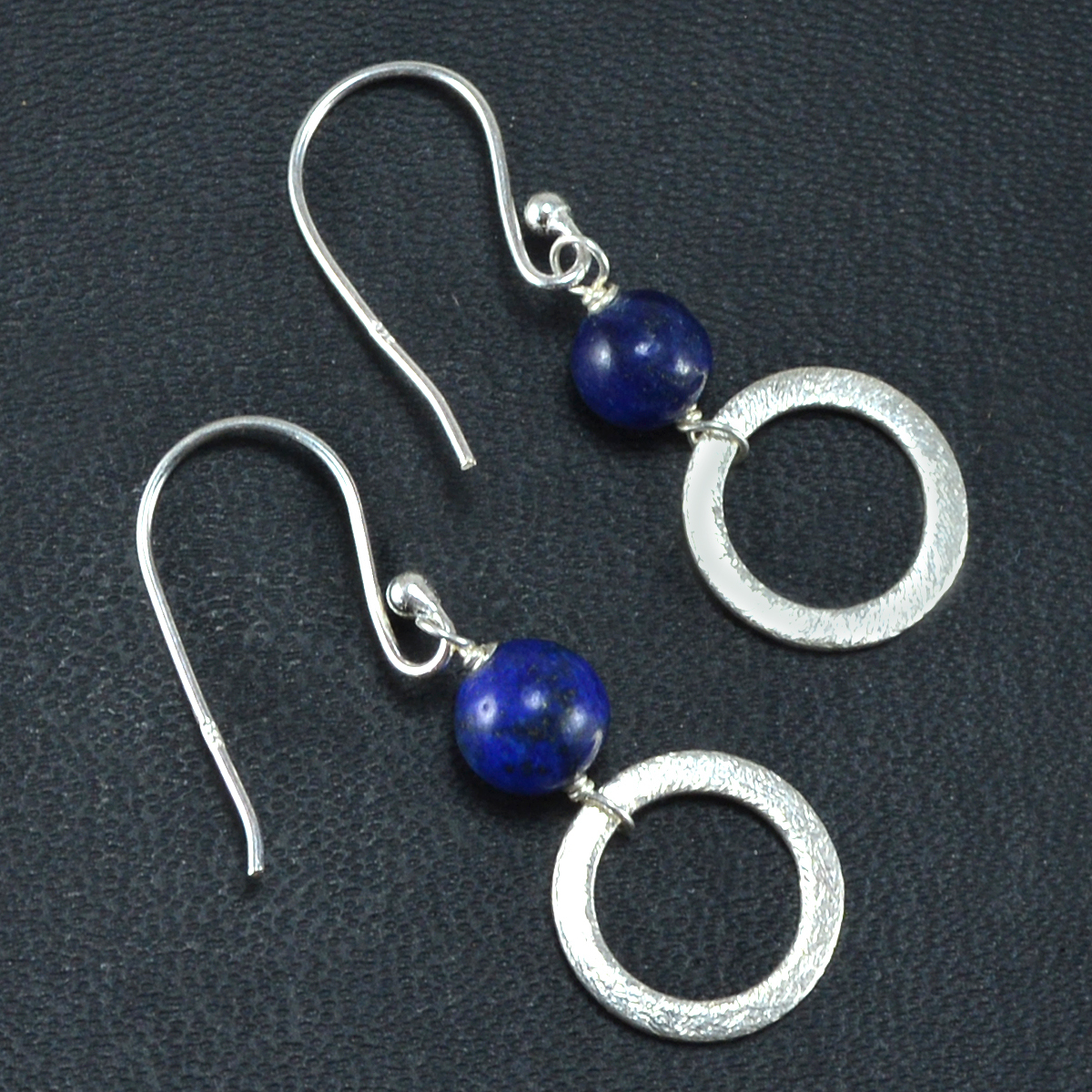 Lapis Lazuli Gemstone - 1.2x3.7 Cm | 925 Sterling Silver Dangle Earrings For Women, Perfect For Gifts And Special Occasions