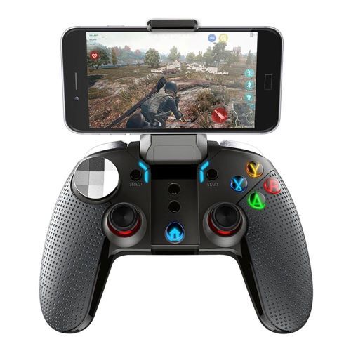 Pg-9099 Wireless Bluetooth Gamepad Gaming Controller Joystick Dual Motor Turbo Telescopic Holder: Built-in Phone Holder