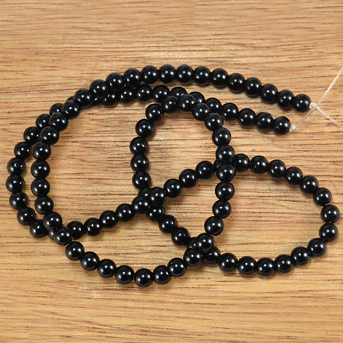 Necklaces Black Onyx Gemstone String Pg-155854