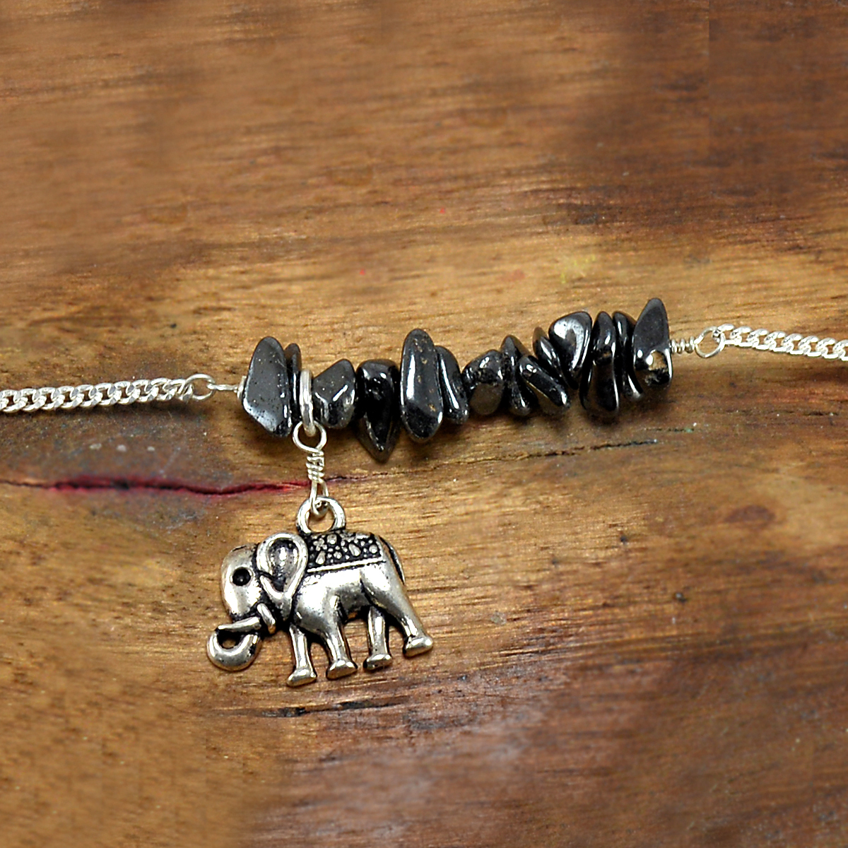 Hematite Gemstone 925 Sterling Silver Bracelet - Size 2.2x21 Cm | Women's Charm Bracelet For Engagement, Anniversary, Wedding, Gift, Party