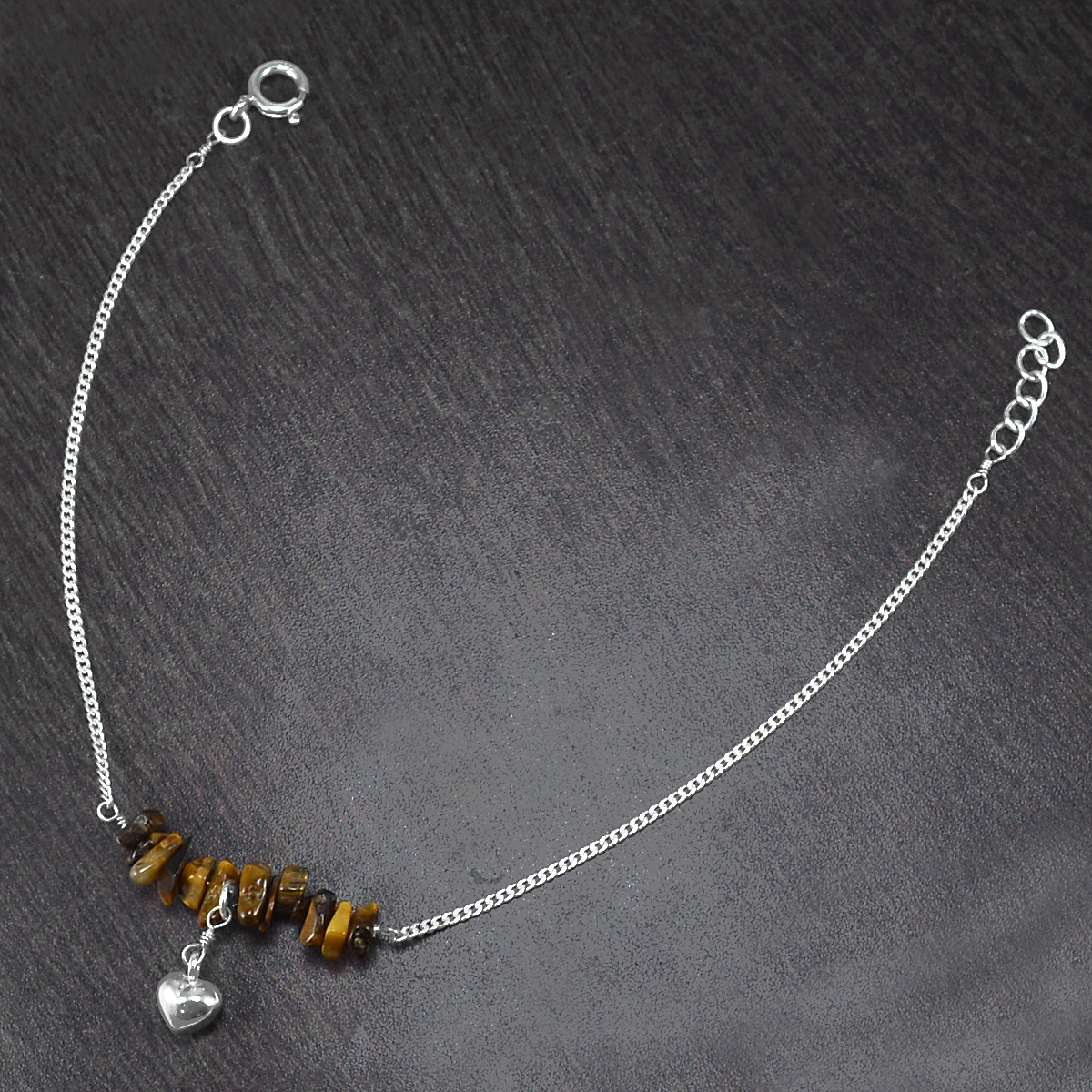 Citrine Single Piece Anklet Pg-155872 Gender: Women