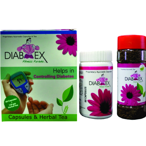 Diabex Anti Diabetic Herbal Capsules And Herbal Tea Direction: Take Orally