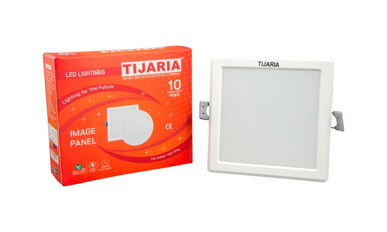 Tijaria Led Image Panel - 10w Round/square, White Color, 1 Year Warranty, >0.9 Power Factor Efficiency