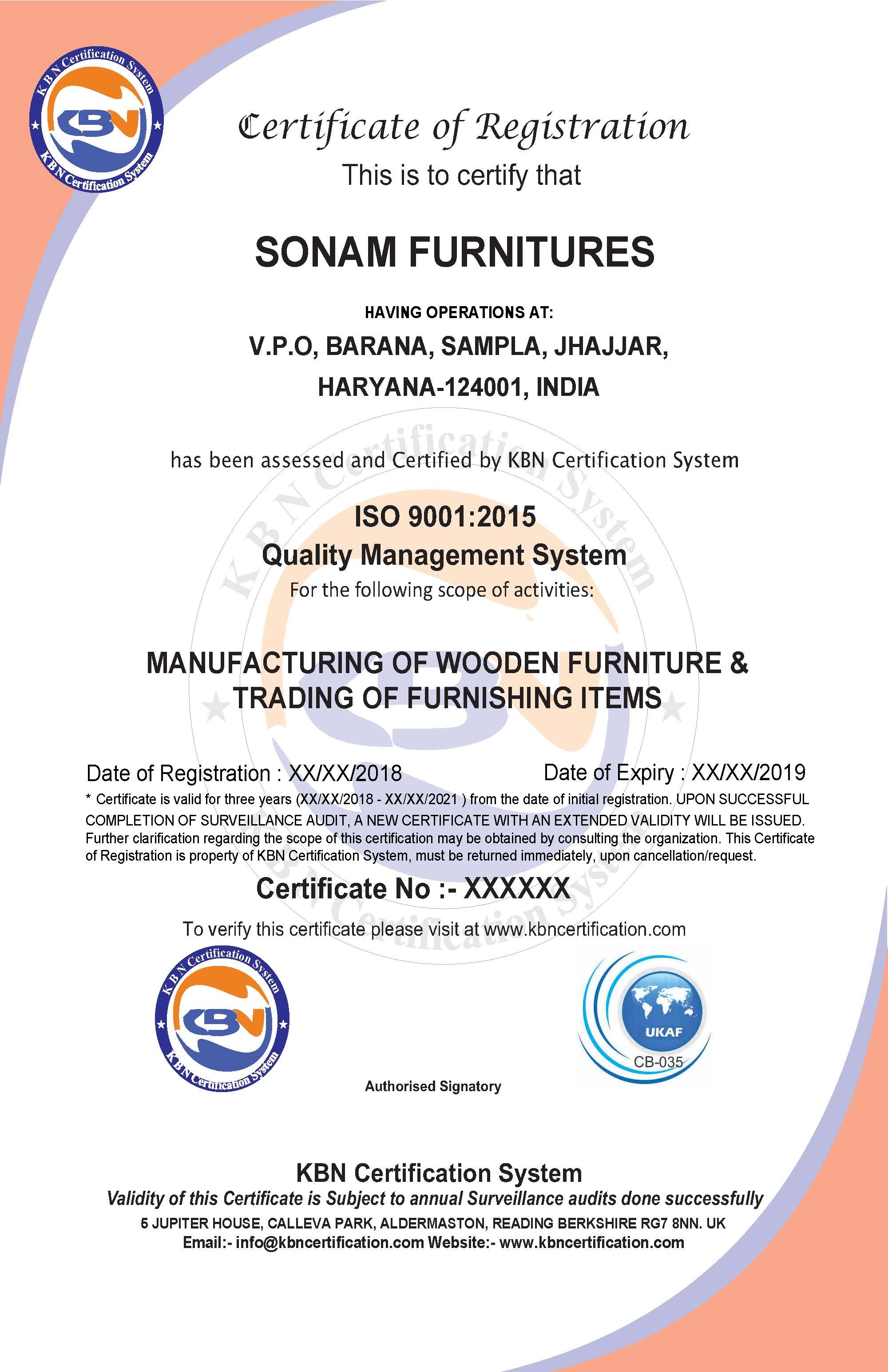 Iso 9001:2015 Certification Body