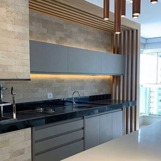 Straight Line Kitchen