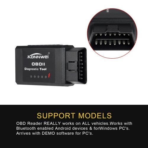 Kw910 Universal Obd2 Bluetooth Elm327 V 1.5 Scanner For Android Auto Obdii Scan Tool Warranty: One Year