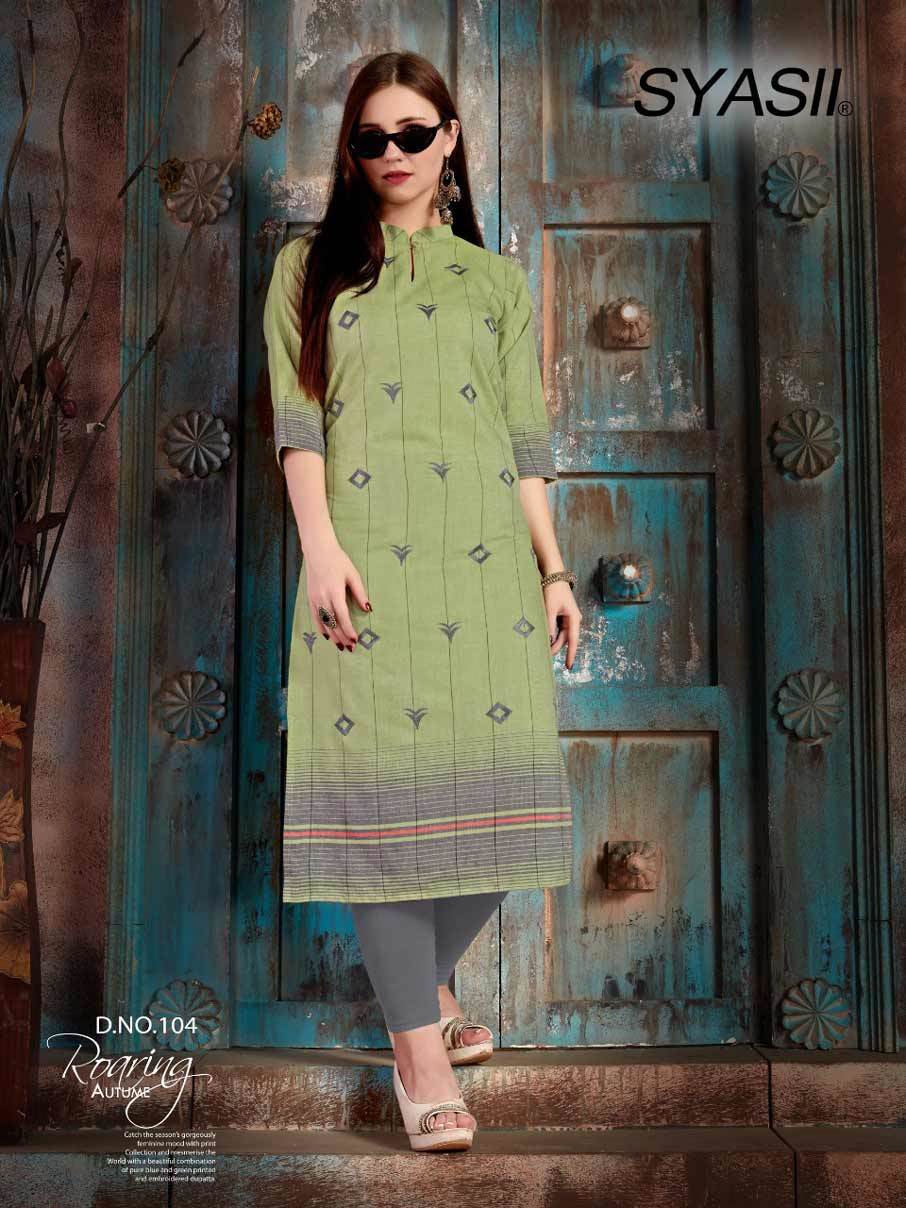 Pure Syasii Viscose Rayon Kurti - Viscose Rayon, Size L(40)/xl(42), Length 46 Inches | Suitable For Summer, Rainy, Spring, Winter - Girls Collection