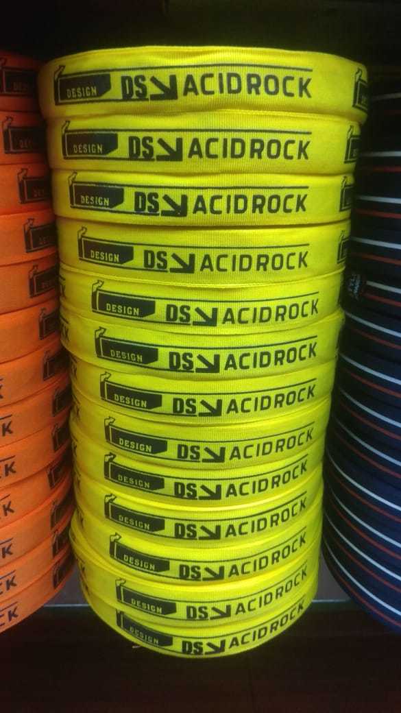 White Printing Narrow Taps - Cloth Material, Customizable Shapes, White Color | Solvent Adhesive, Adhesive Sticker For Garment Applications