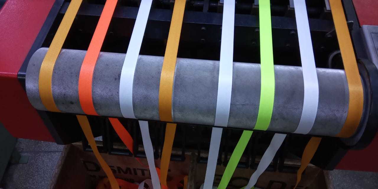 Printed Narrow Tape - Woven Fabric, Multicolor, Customizable Design | Versatile Use For Garment Decoration And Seam Reinforcement
